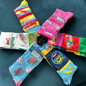 - Bundle of fun & unique socks. -4 pair
